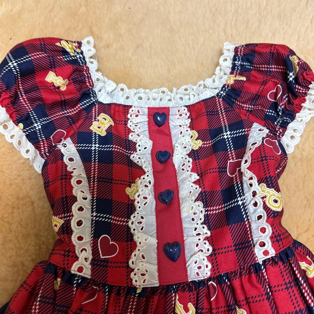 ば*★様 【週末限定値下げ中】シャーリーテンプル　半袖ワンピース 120cm プ