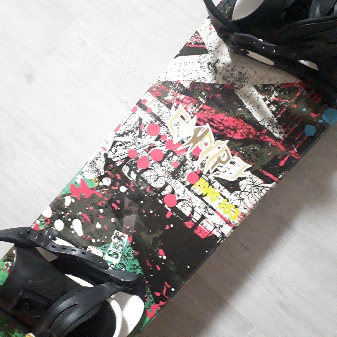 エンバイア EMPIRE FANG スノーボード 163cm バインディング
