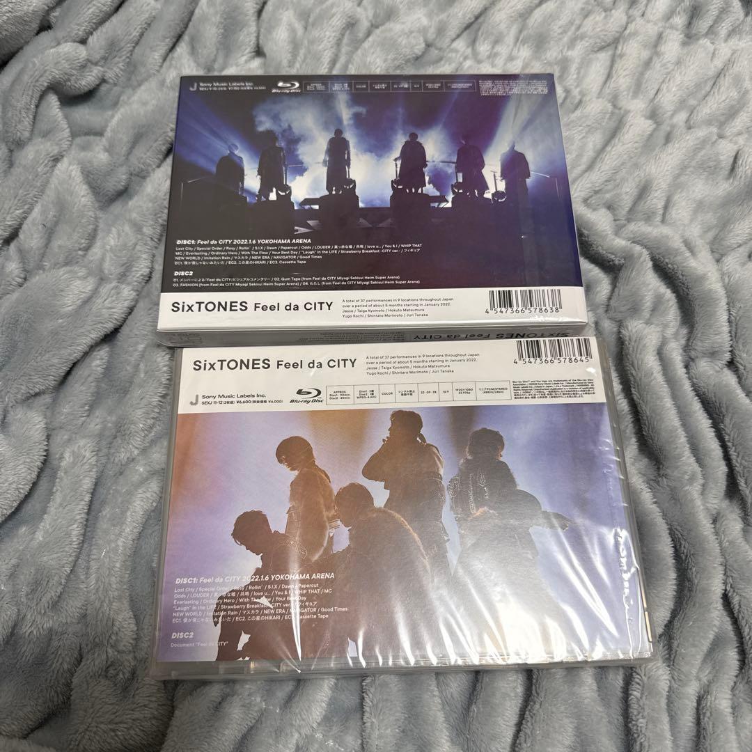 SixTONES/Feel da CITY通常盤・初回盤セット