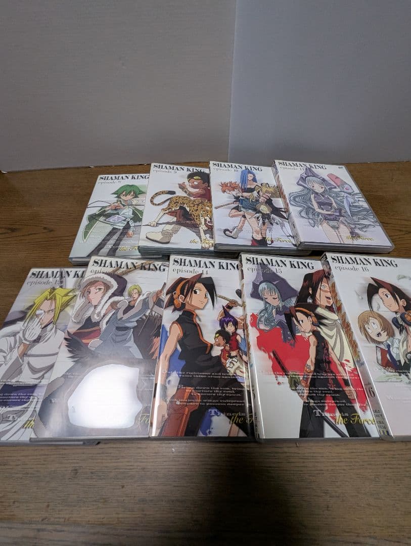 シャーマンキング　アニメ　DVD　全16巻　収納BOX付