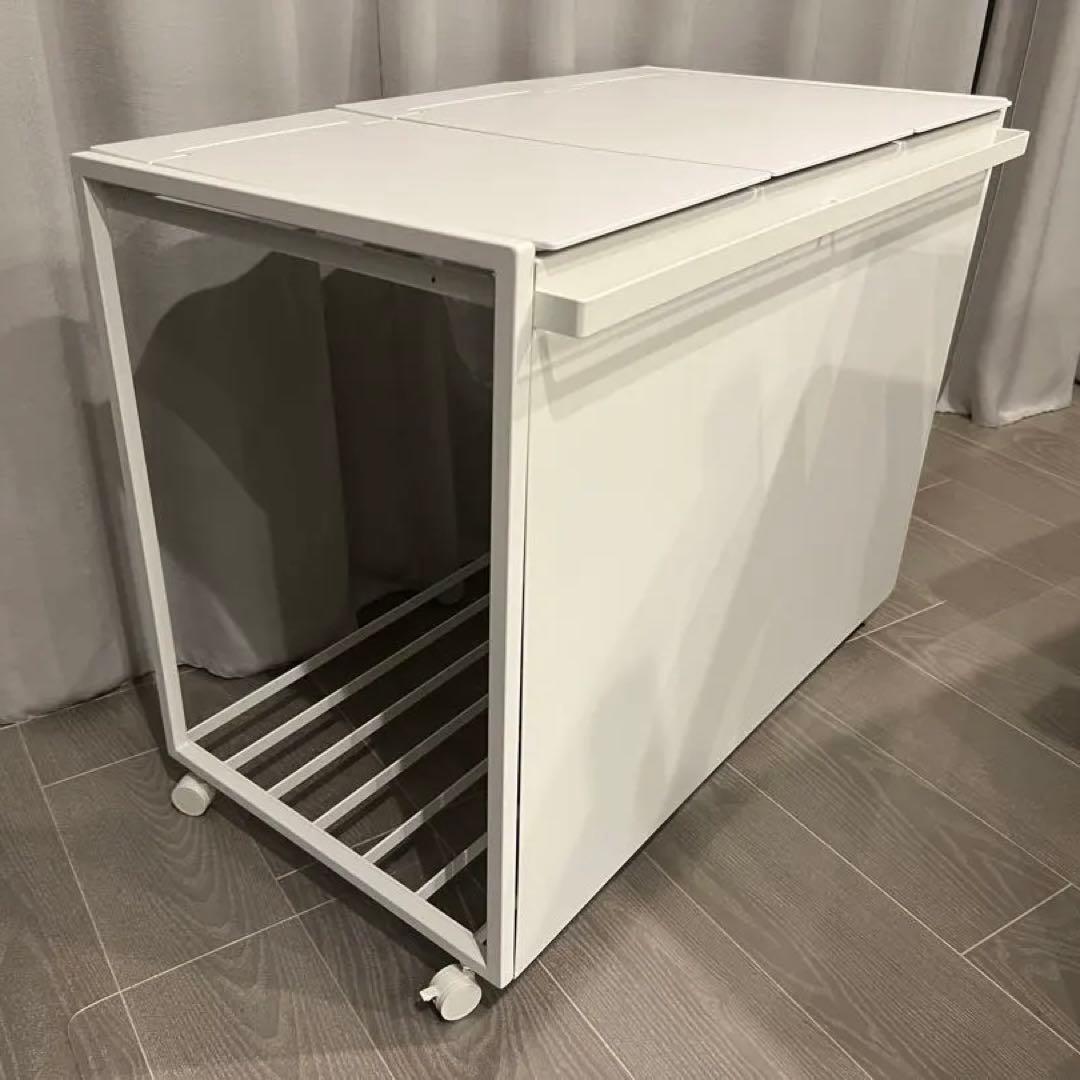 【tower】蓋付き目隠し分別ダストワゴン タワー 45L 3分別