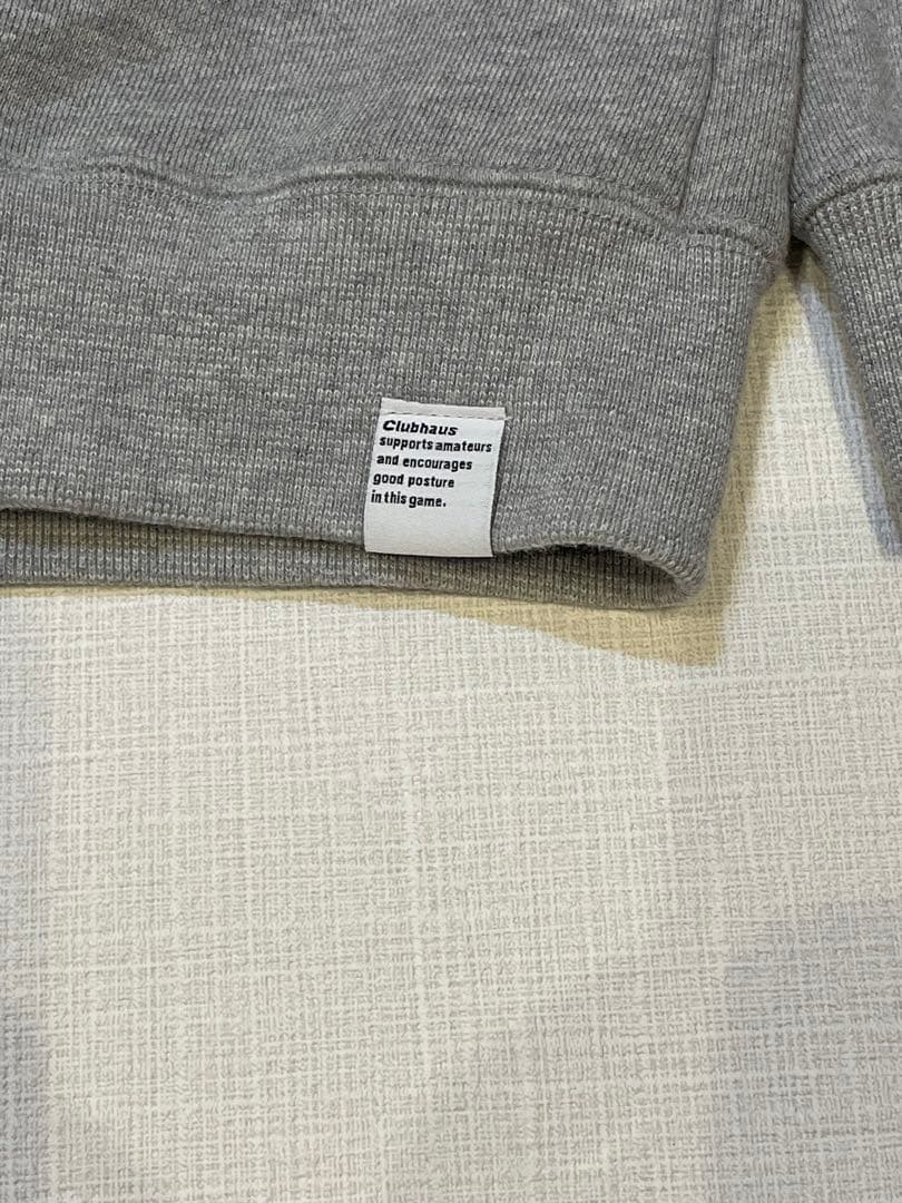 Clubhaus グレー ハイネックHighneck SweatShirt XL