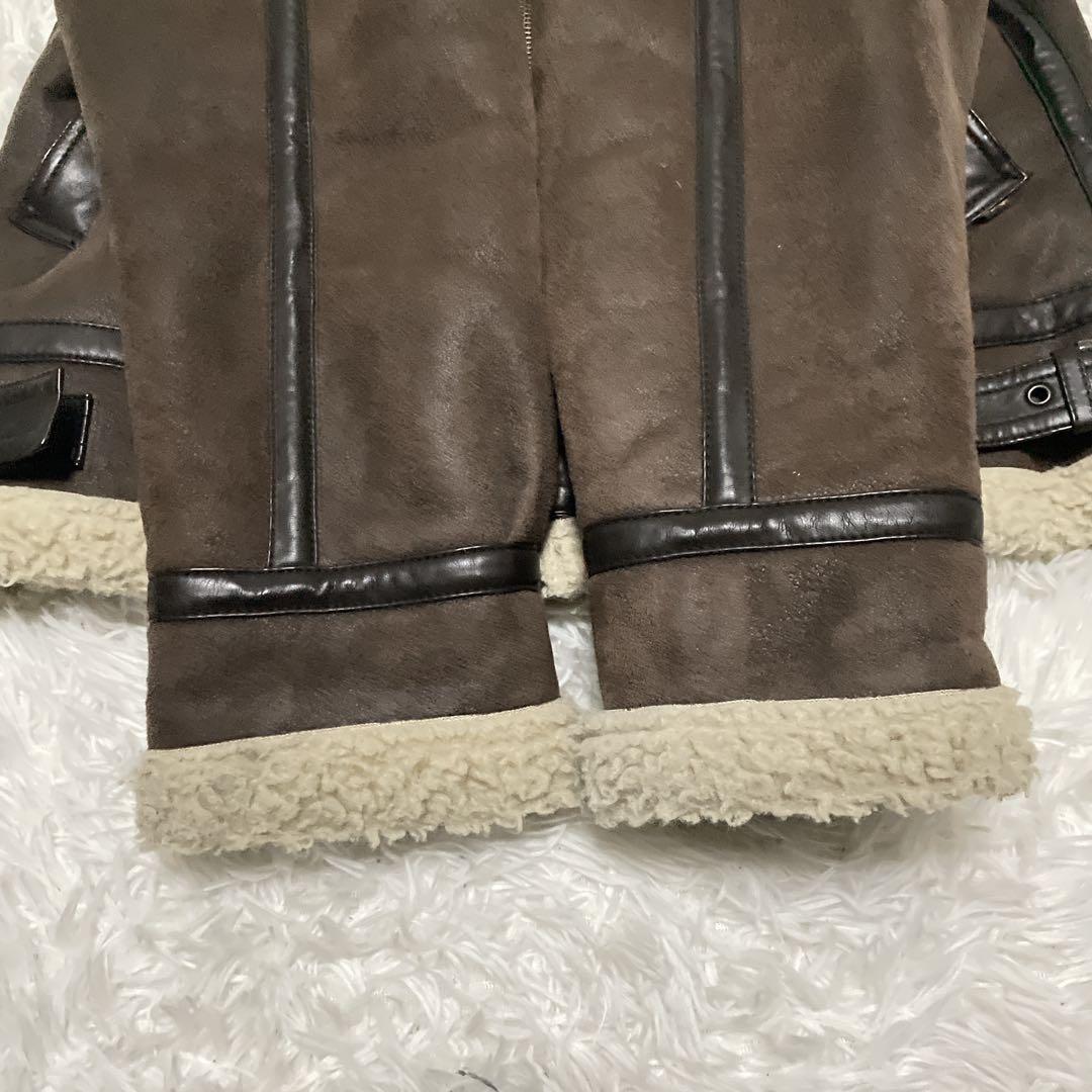 アルファインダストリーズ　B-3 ムートンジャケット　フライトジャケット　L