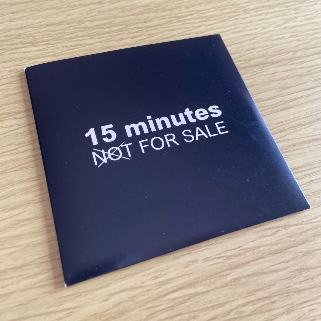 15minutes CD 当選品