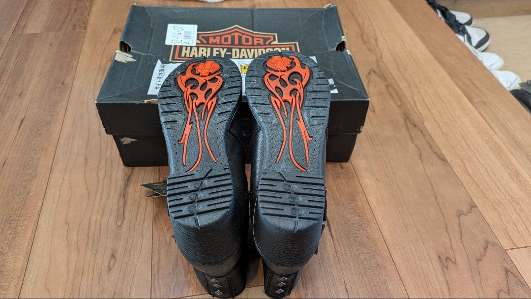Harley-Davidson スタッズ付きショートブーツ
