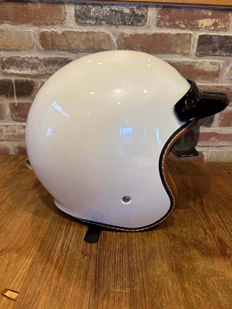ほぼ新品❗️未使用品‼️KRE ジェットヘルメット ホワイト