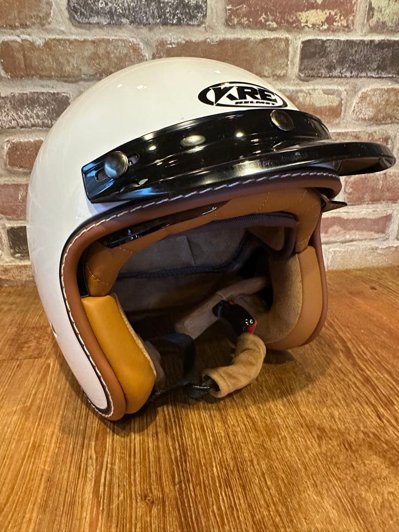 ほぼ新品❗️未使用品‼️KRE ジェットヘルメット ホワイト