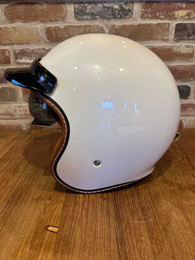 ほぼ新品❗️未使用品‼️KRE ジェットヘルメット ホワイト