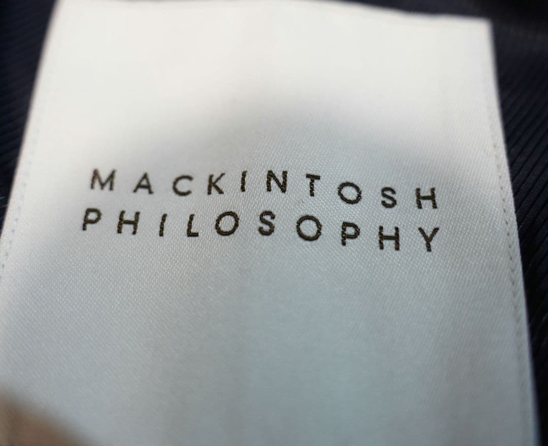 MACKINTOSH PHILOSOPHY ネイビー ウールコート