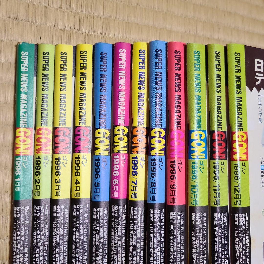 ミリオン出版　GON!　1995年5月号～2000年12月号