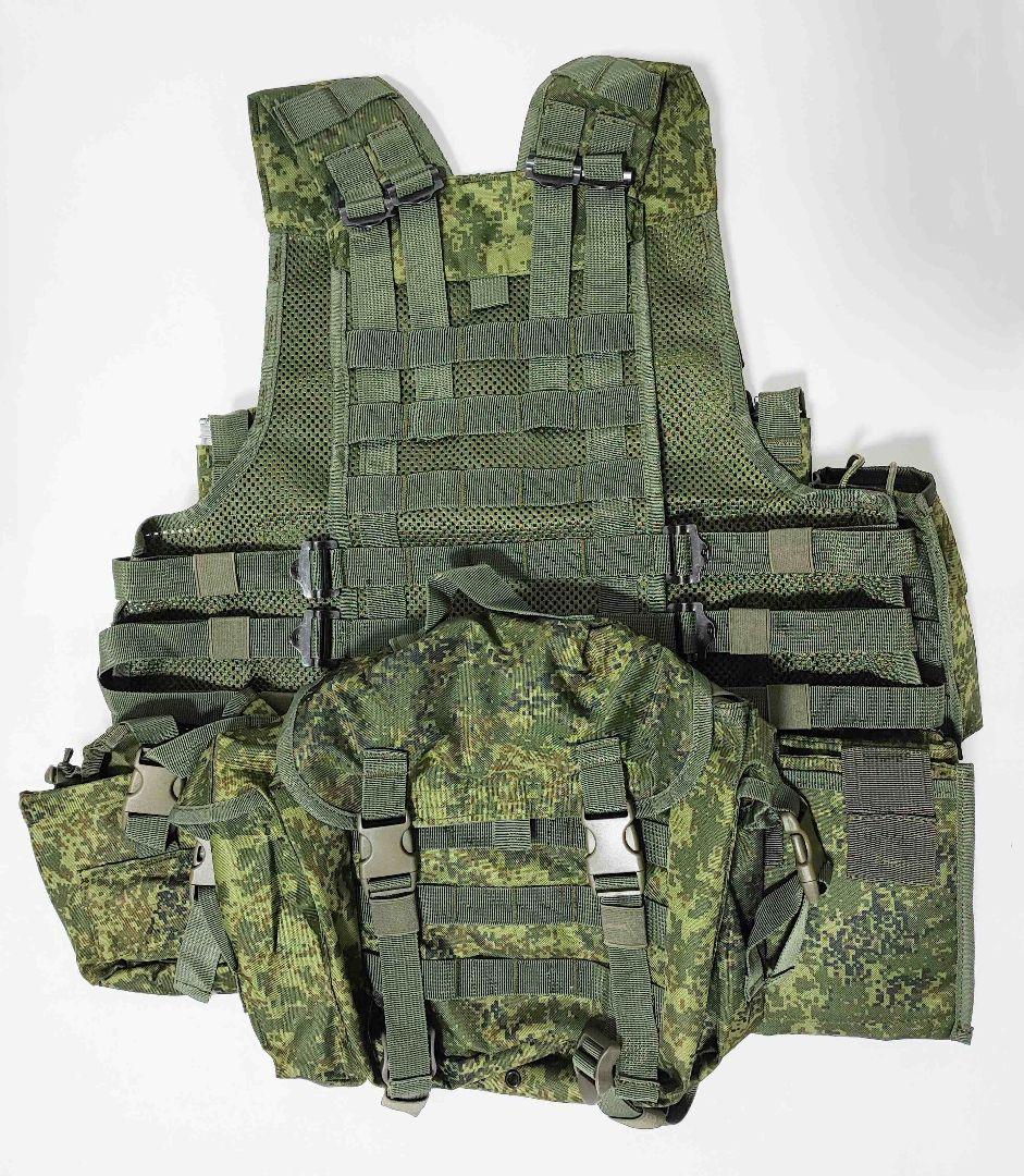 ロシア軍 6sh117 タクティカルベスト バックパック セット 新品未使用