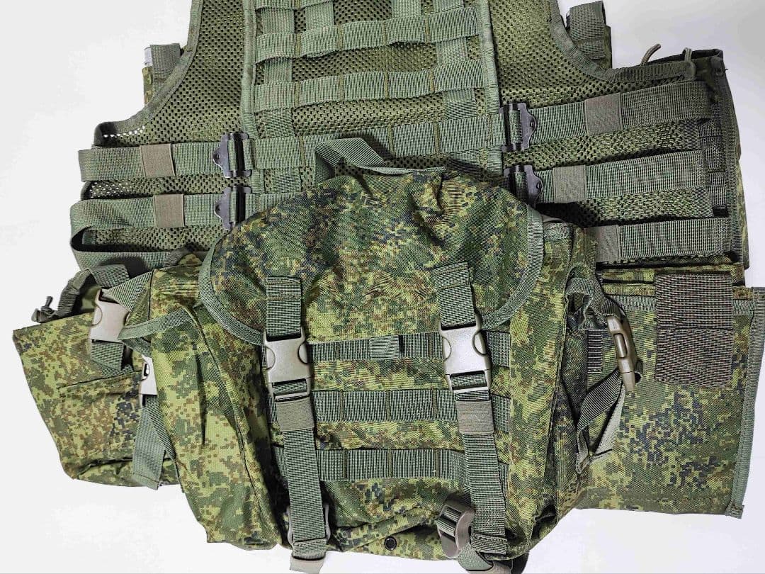 ロシア軍 6sh117 タクティカルベスト バックパック セット 新品未使用