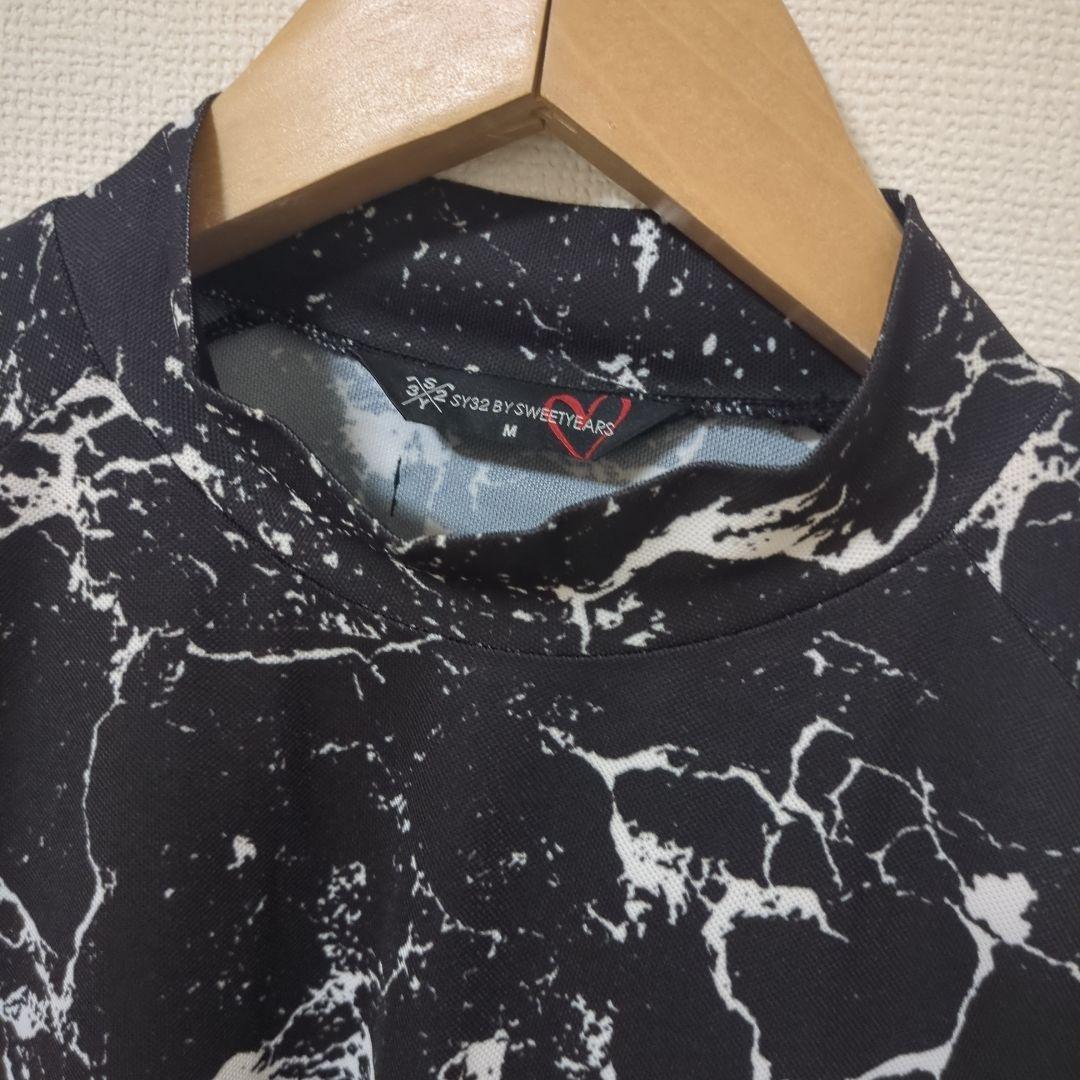 ★新品★SY32　GOLF　総柄　モックネック　サイズ　M