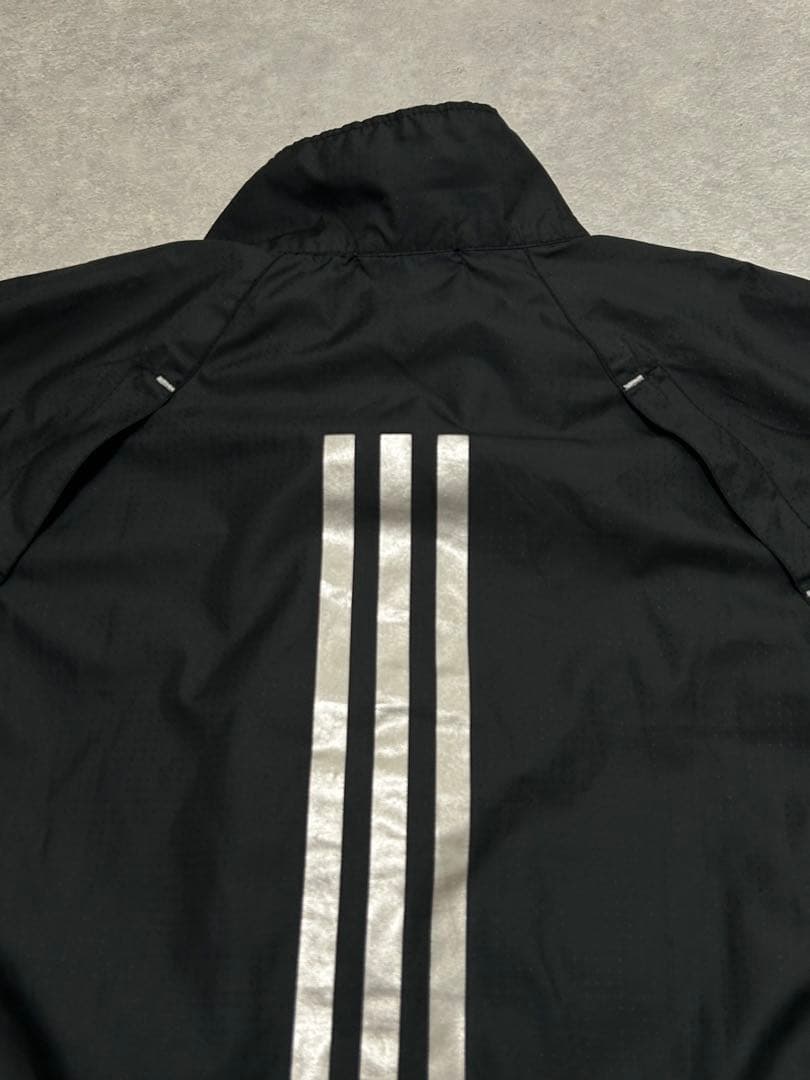 美品 セットアップ adidas ナイロン 上下 ジャケット パンツ S