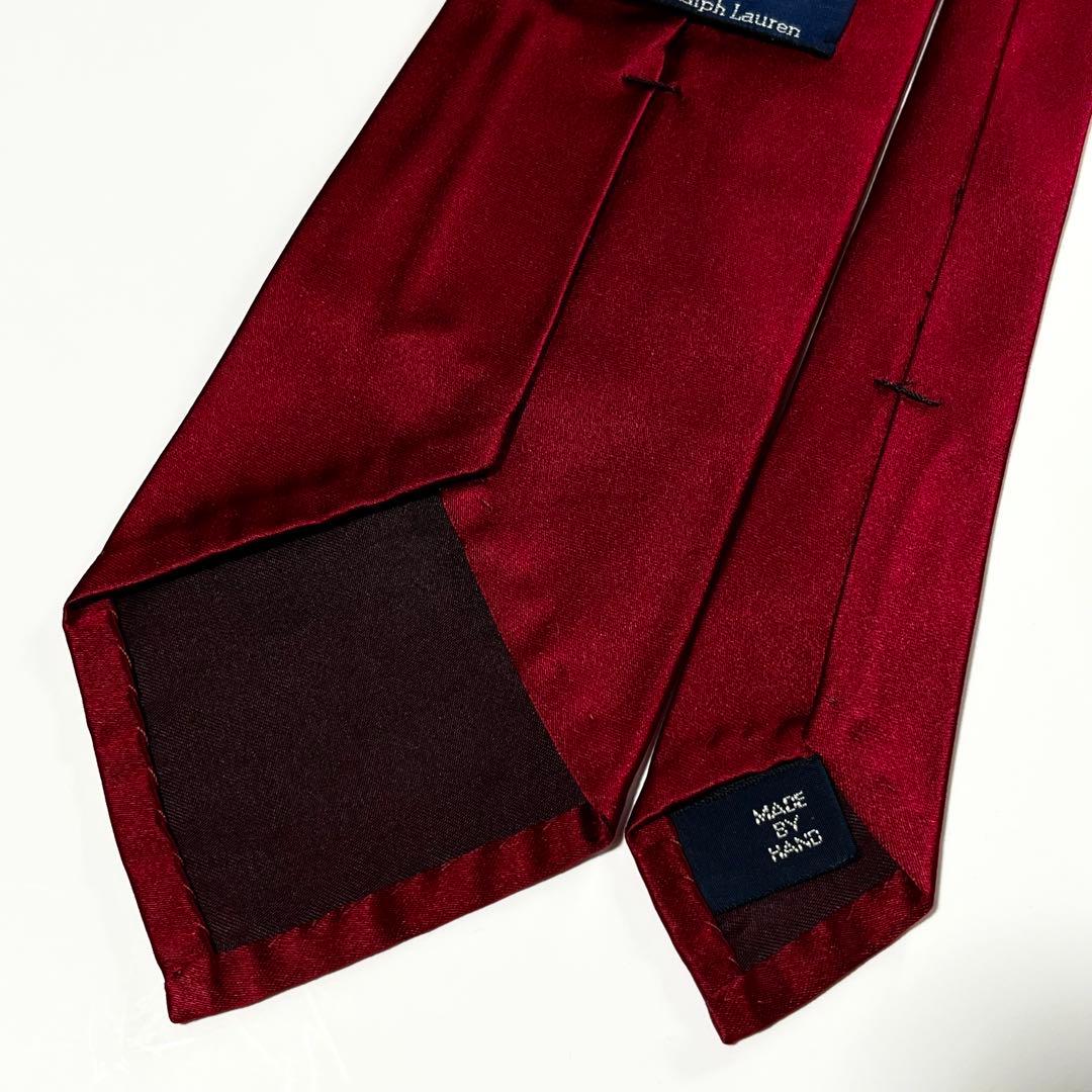 3619✨極美品✨ポロバイラルフローレン ネクタイ 無地 ソリッド