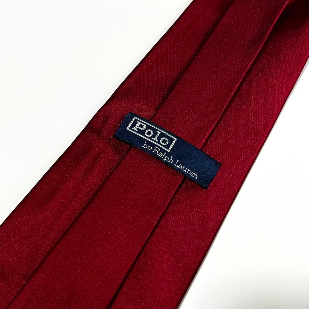 3619✨極美品✨ポロバイラルフローレン ネクタイ 無地 ソリッド