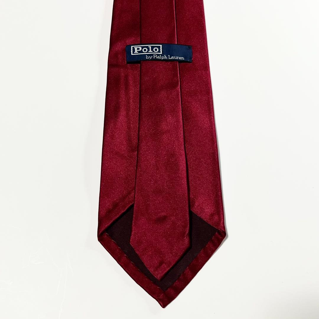 3619✨極美品✨ポロバイラルフローレン ネクタイ 無地 ソリッド