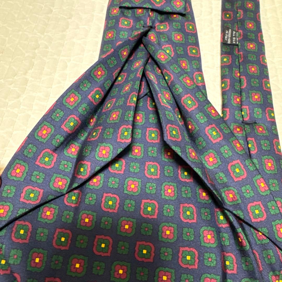 美品　マリネッラナポリMarinellaシルクネクタイNapoliイタリア製
