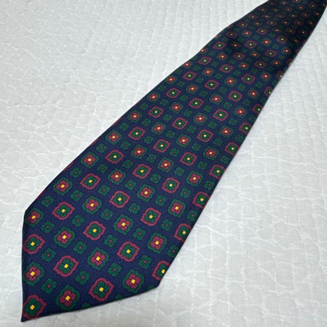 美品　マリネッラナポリMarinellaシルクネクタイNapoliイタリア製