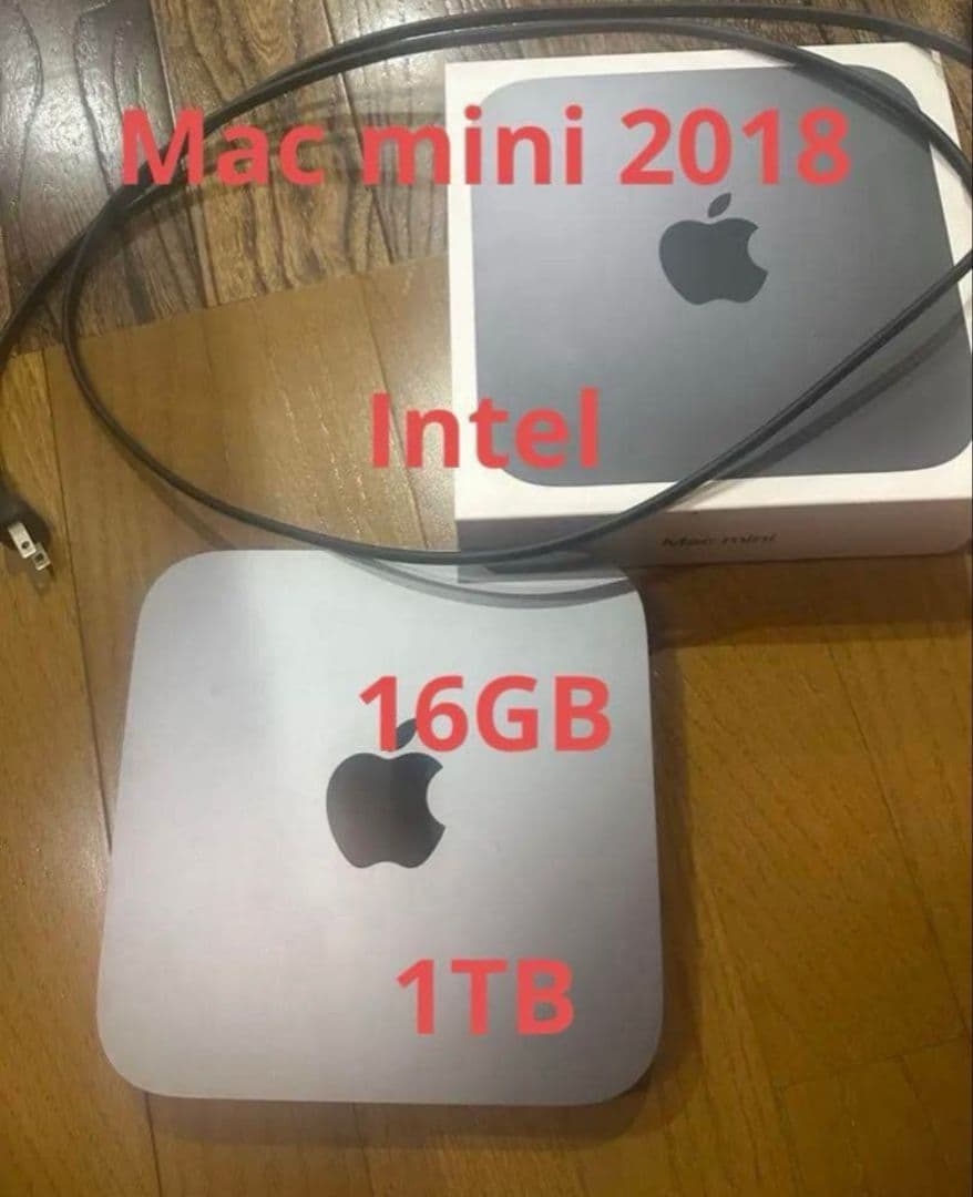 Mac mini 2018 /Intel 3.0GHz 6コア/1TB/16GB