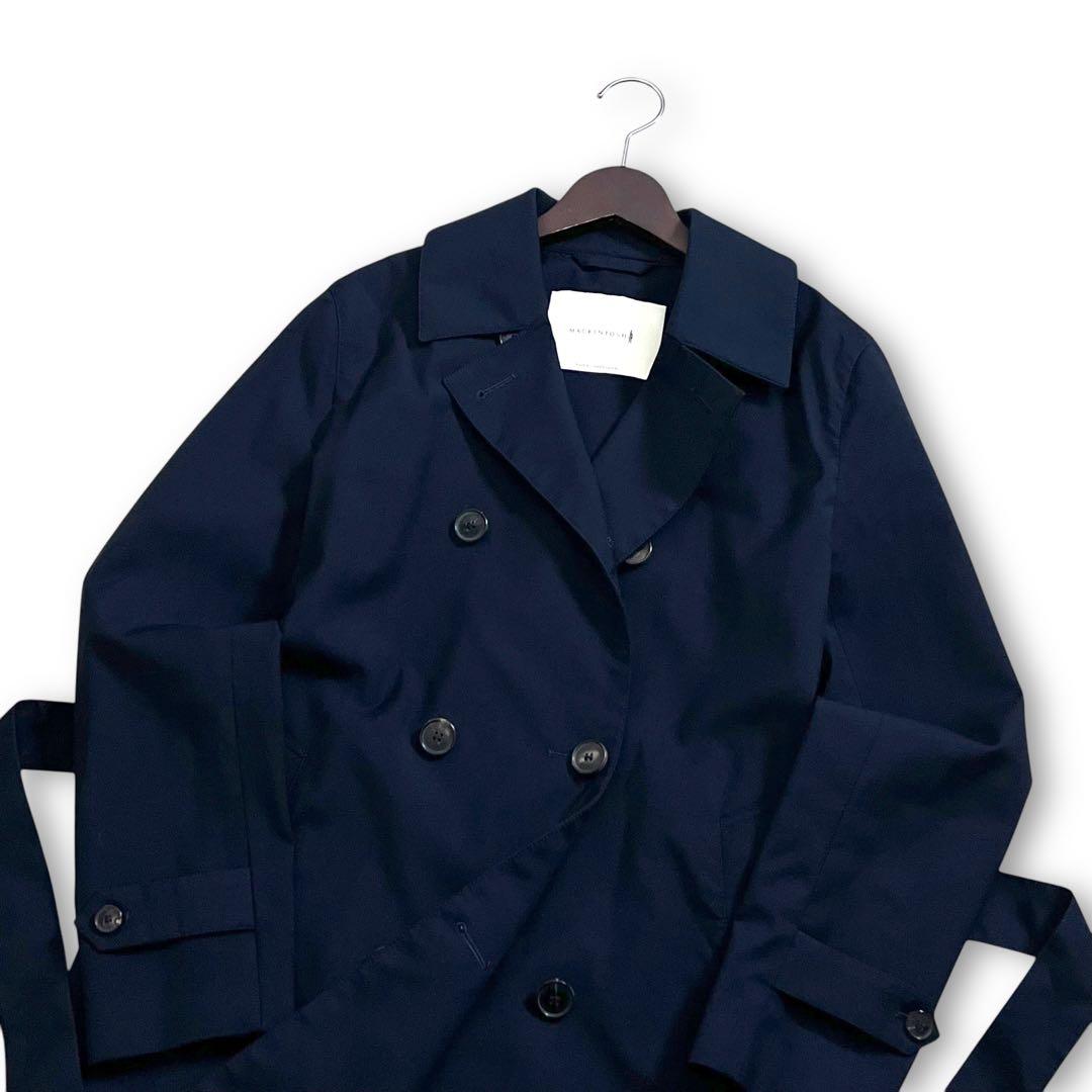 美品　現行　白タグ　マッキントッシュ　撥水ウール　トレンチコート