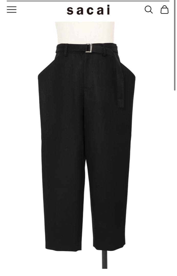 パンツ sacai Wool Melton Pants