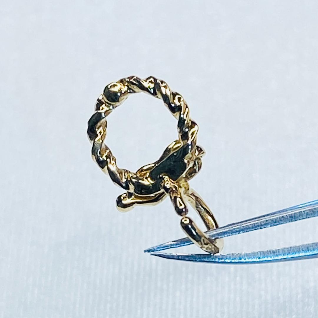 K18YG WG YG バチカン ツイスト チェーンパーツ ネックレスパーツ