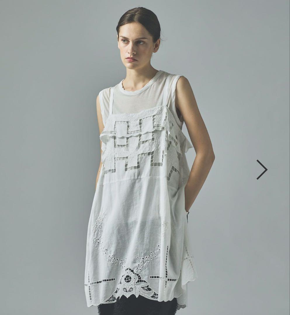 【未使用】Curensology カットワーククロスブラウス