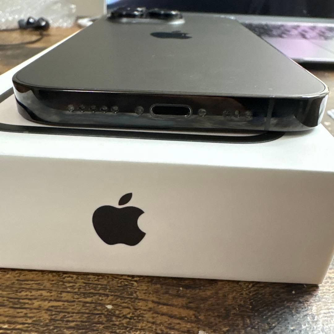 【美品】iPhone14 pro 128GBスペースブラック(箱付属)