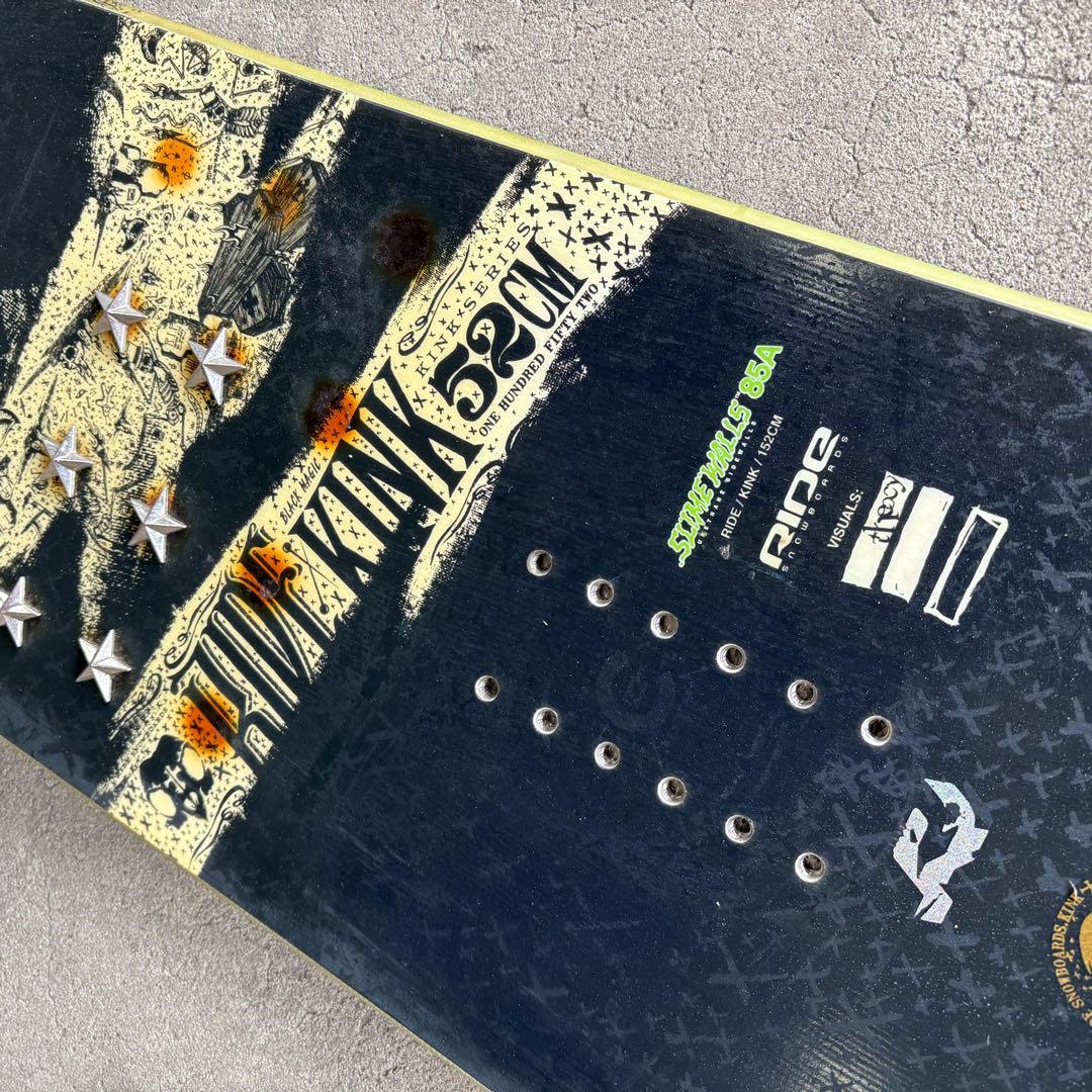 RIDE KINK 152 スノーボード ライド キンク スカル柄 板 ジブ
