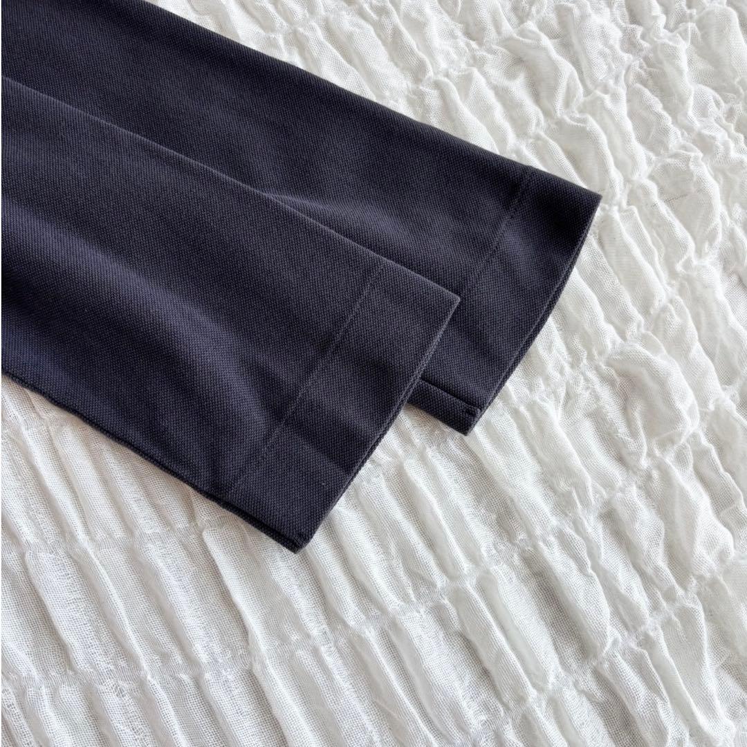 【美品】 45R スーピマカノコ四角ポロ 現行モデル ポロシャツ 刺繍ロゴ