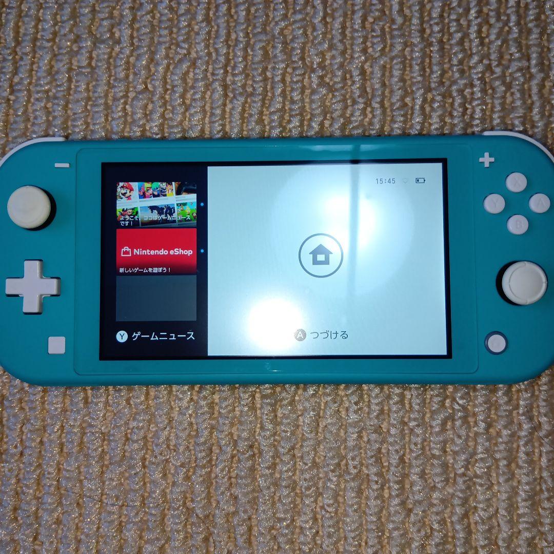 Nintendo Switch Lite ターコイズ 美品 ケース付き