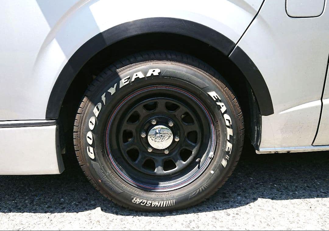 ハイエース オーバーフェンダー ビス止め ローダウンルック 30 ミリ 車検対応