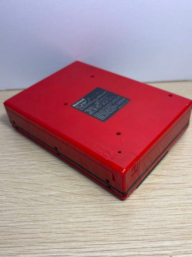 National ナショナル RX-S41 カセットレコーダー　レッド希少カラー