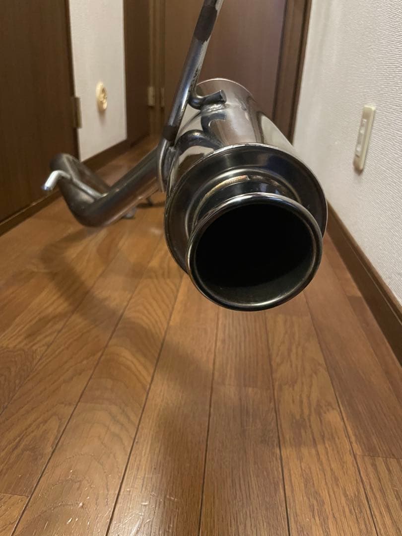 ジムニーjb23タニグチ　コンペティションマフラーⅢアース線付き