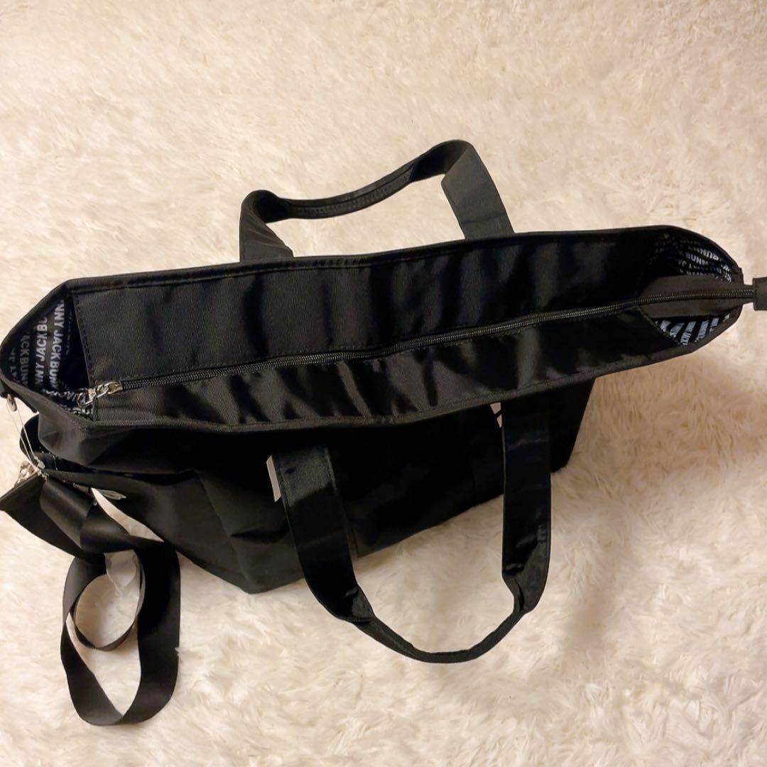 タグ付新品未使用　JACKBUNNYジャックバニー　ゴルフバッグ　ストラップ　黒