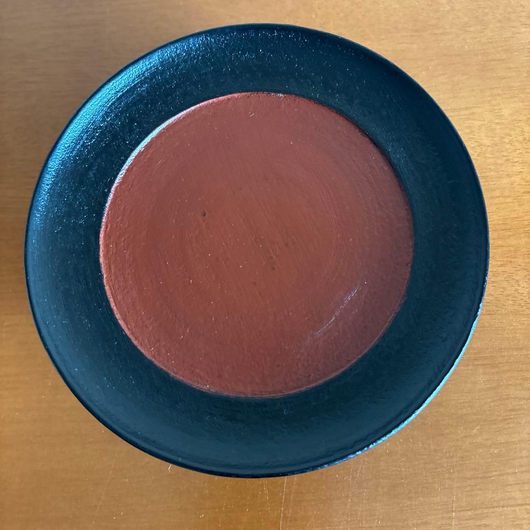 赤木明登氏作 日の丸茶の小皿