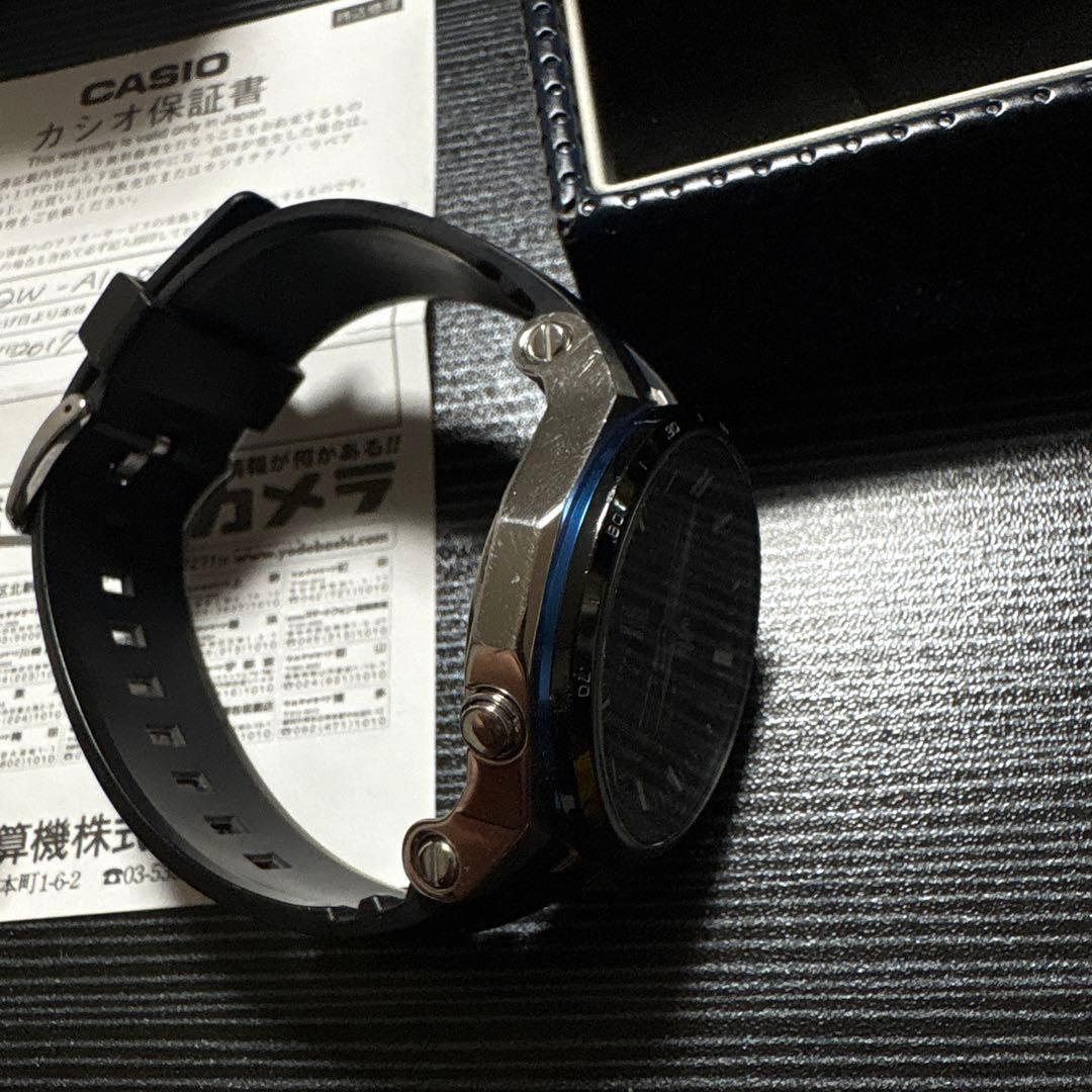 EDIFICE クロノグラフ ラバーベルト 5325 EQW-A1200