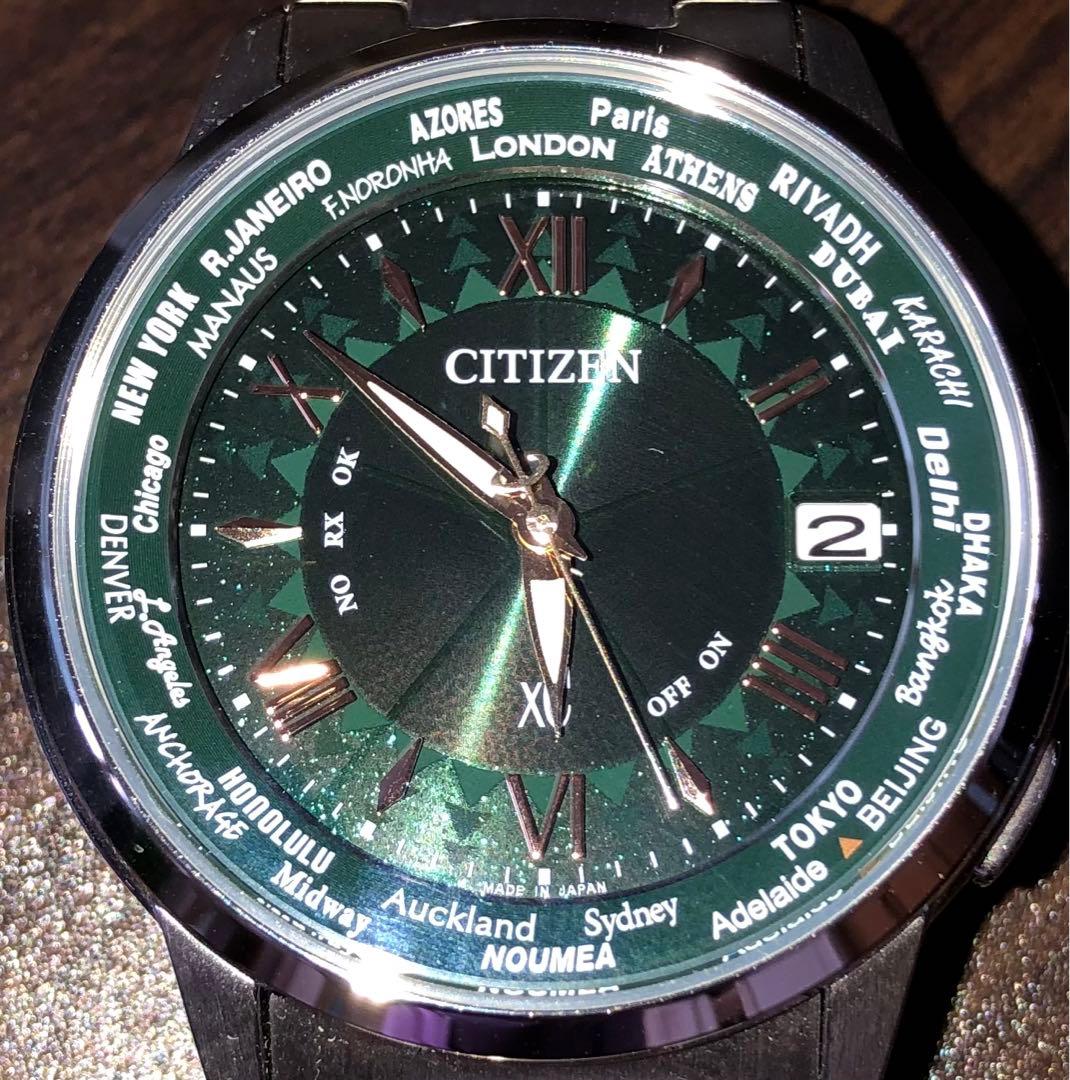 極希少 CITIZEN xC H149‐T018335 限定モデル 緑/金