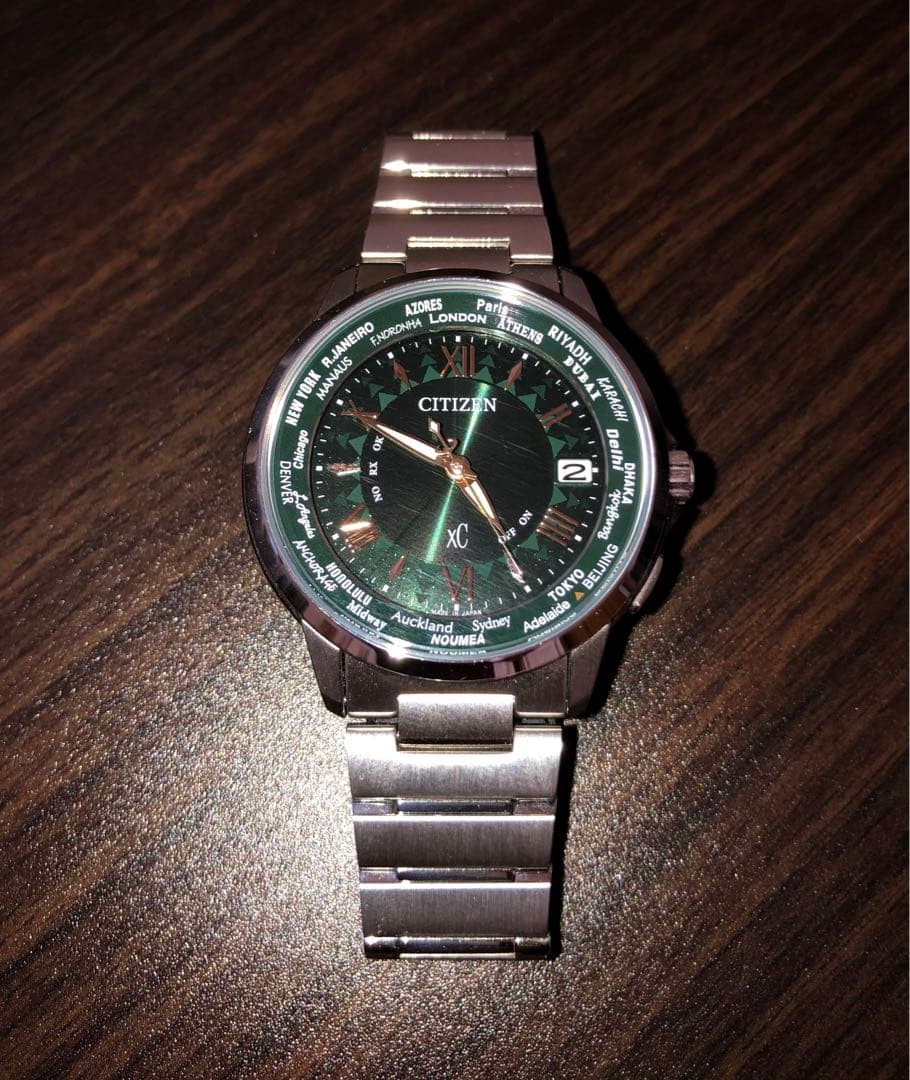 極希少 CITIZEN xC H149‐T018335 限定モデル 緑/金
