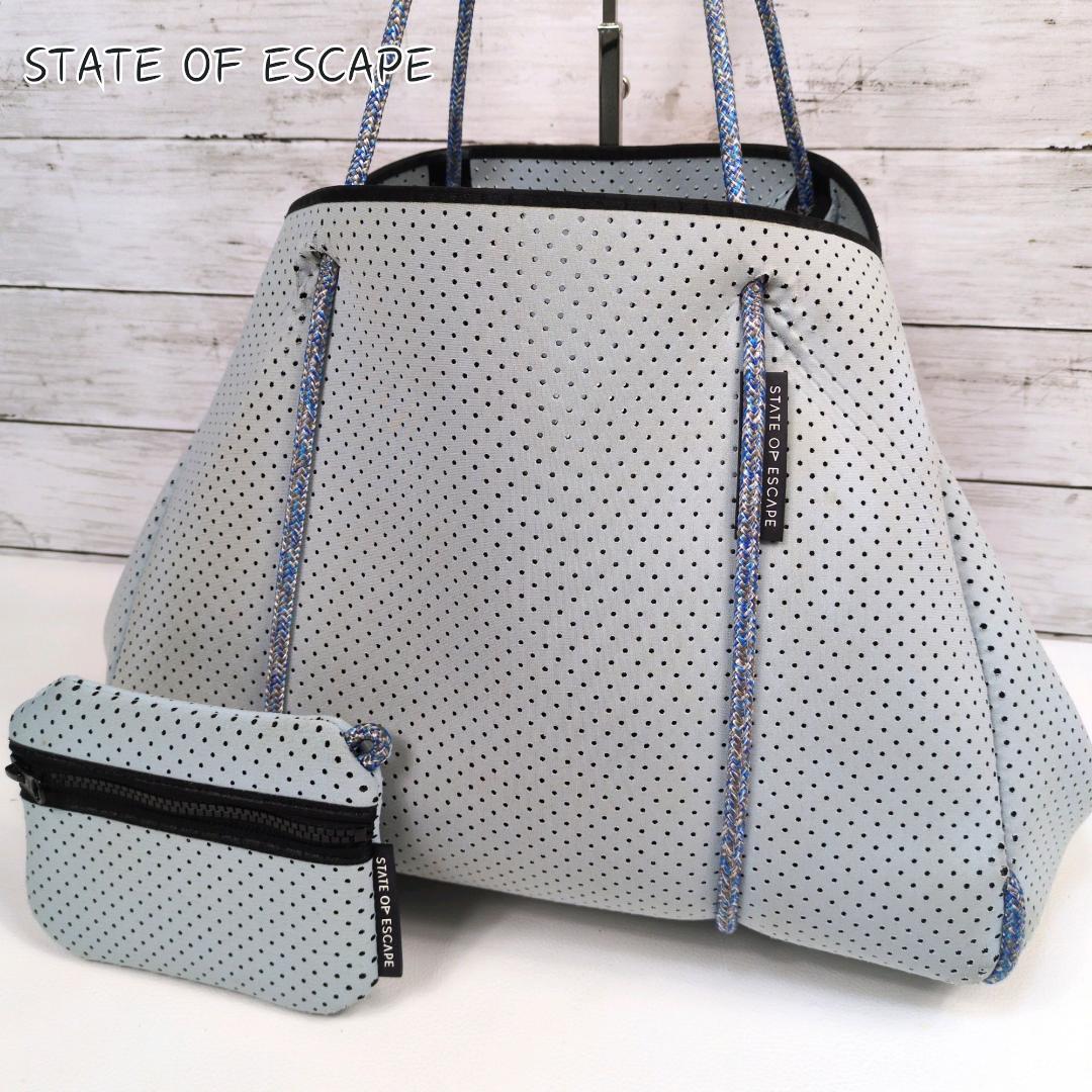 STATE OF ESCAPE トートバッグ 肩掛け A4 大容量 ポーチ
