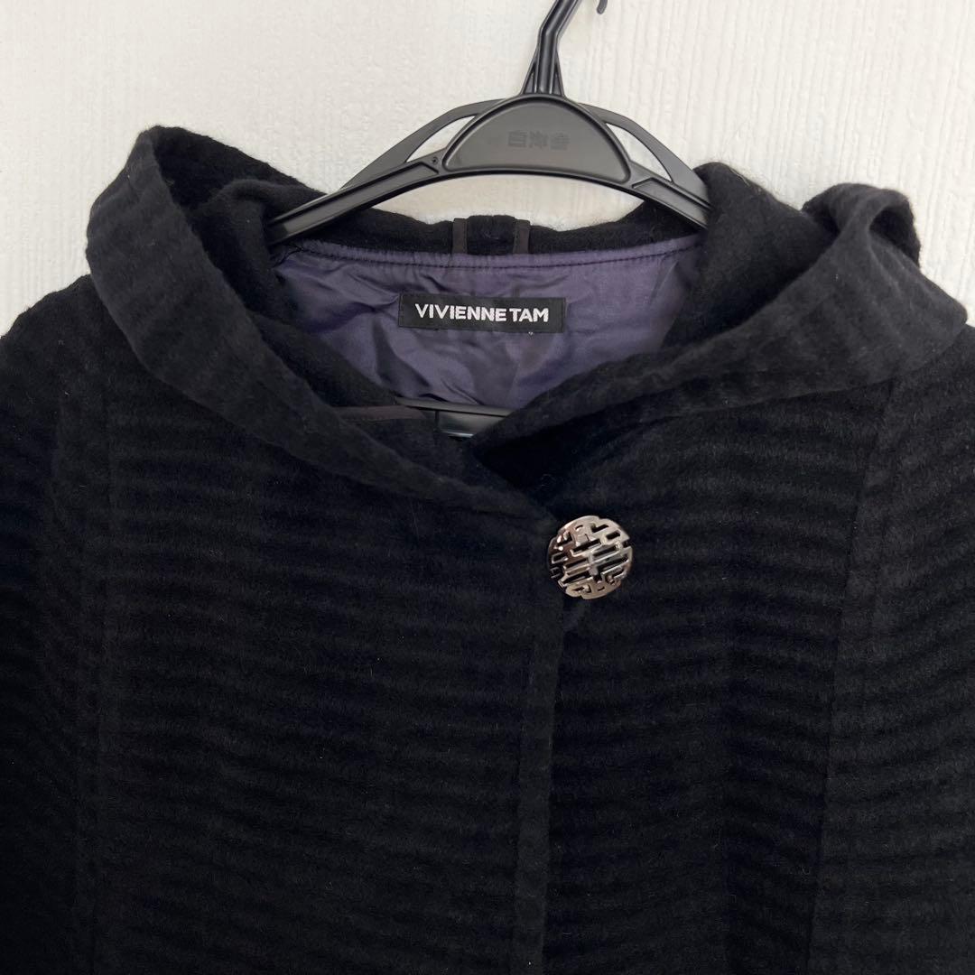 希少　極美品　VIVIENNE TAMポンチョ　フード付きコート　ケープ
