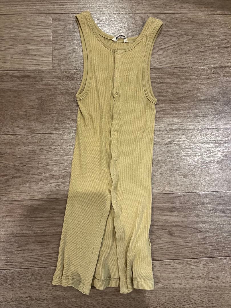 トップス AURALEE ORGANIC SOFT RIB TANK 1