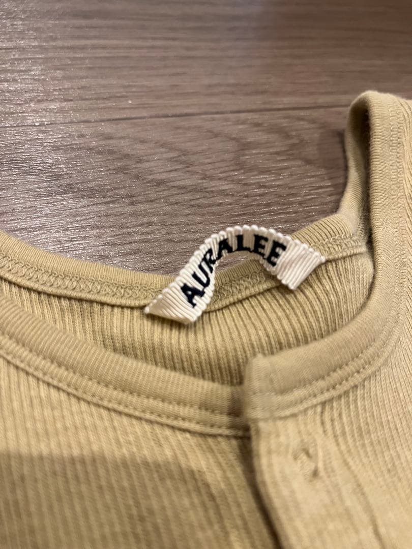 トップス AURALEE ORGANIC SOFT RIB TANK 1