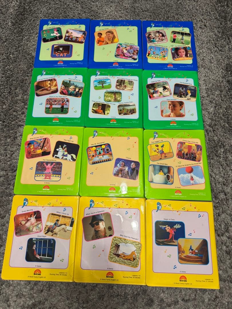 ディズニーDWE ストレートプレイ　DVD 1-12巻セット