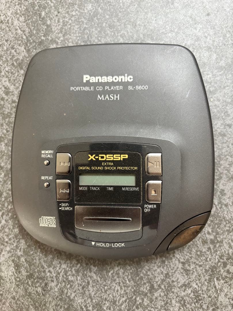 【レア】Panasonic MASHポータブルCDプレーヤーSL-S600