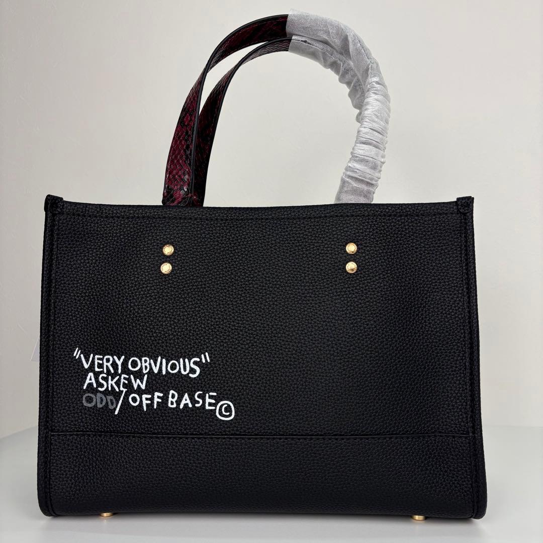 【COACH】 タグ有り バスキア コラボ ショルダーバッグ 2way ブラック