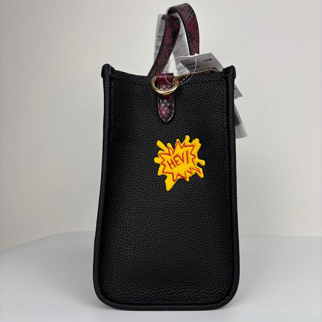 【COACH】 タグ有り バスキア コラボ ショルダーバッグ 2way ブラック