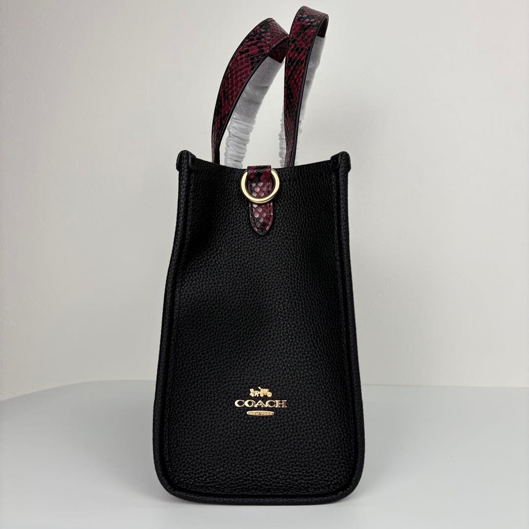 【COACH】 タグ有り バスキア コラボ ショルダーバッグ 2way ブラック