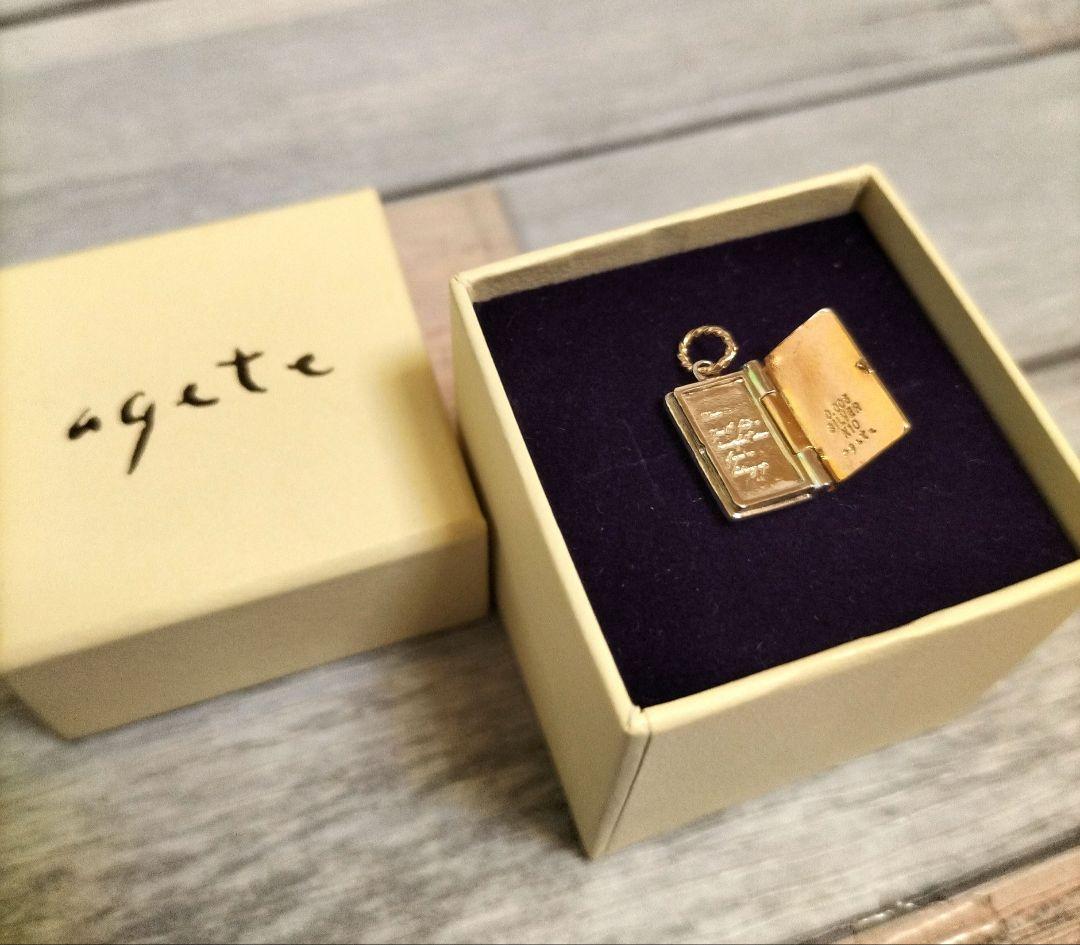 ●今月までの出品●agete【アガット】シルバー・K10ロケットチャーム